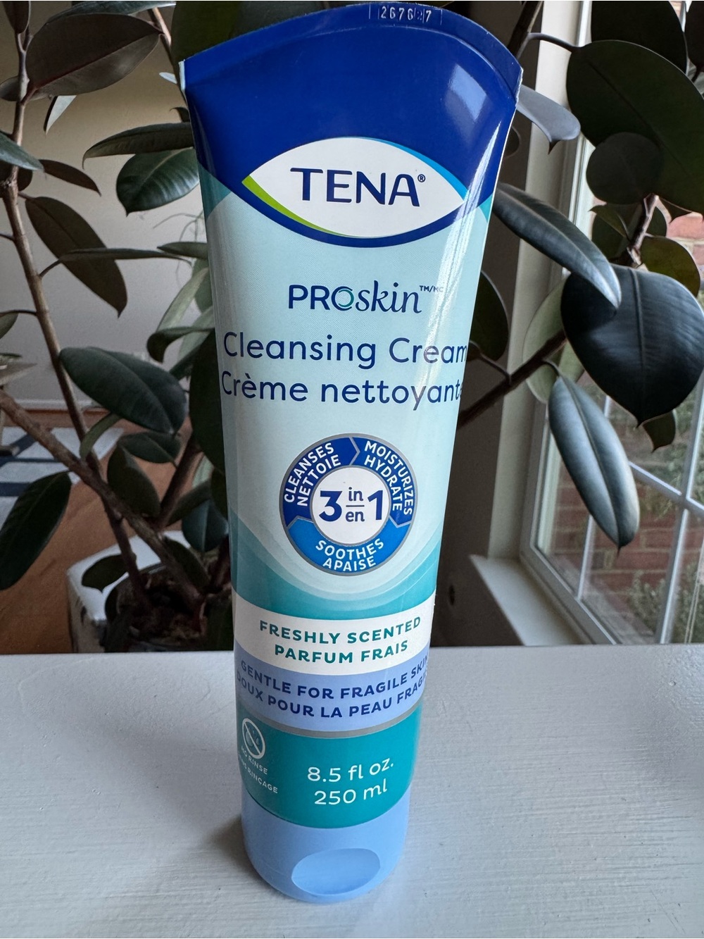 TENA ProSkin Cleansing Cream 3-in-1 Freshly Scented 8.5 fl. oz/250 ml Tube